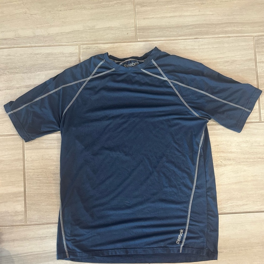 Reebok Navy Blue Short Sleeve Tee